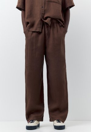 PULL&BEAR Kalhoty - brown