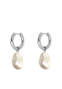 EDBLAD ROC BAROQUE PEARL HOOPS - Uhani - steel