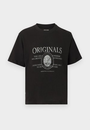 Jack & Jones, JORNANTUCKET GRAPHIC BACK TEE  - T-Shirt print - black