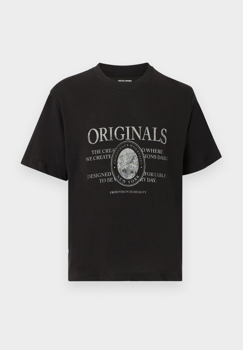 jack & jones T-shirt print zwart