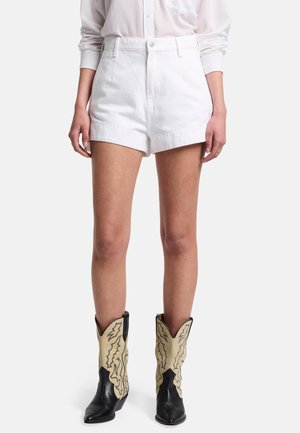 TAILORED SLOUCH - Shorts di jeans - white
