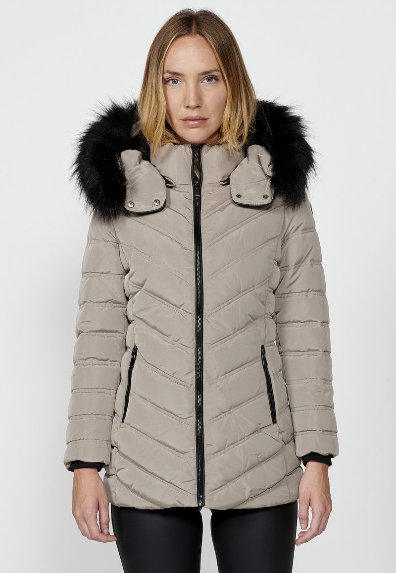 Koroshi PADDED - Téli dzseki - beige