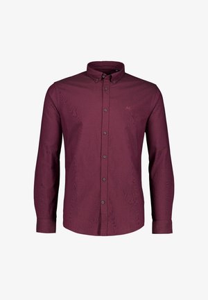 Lindbergh, LINDBERGH OXFORD SUPERFLEX SHIRT L/S - Skjorter - burgundy