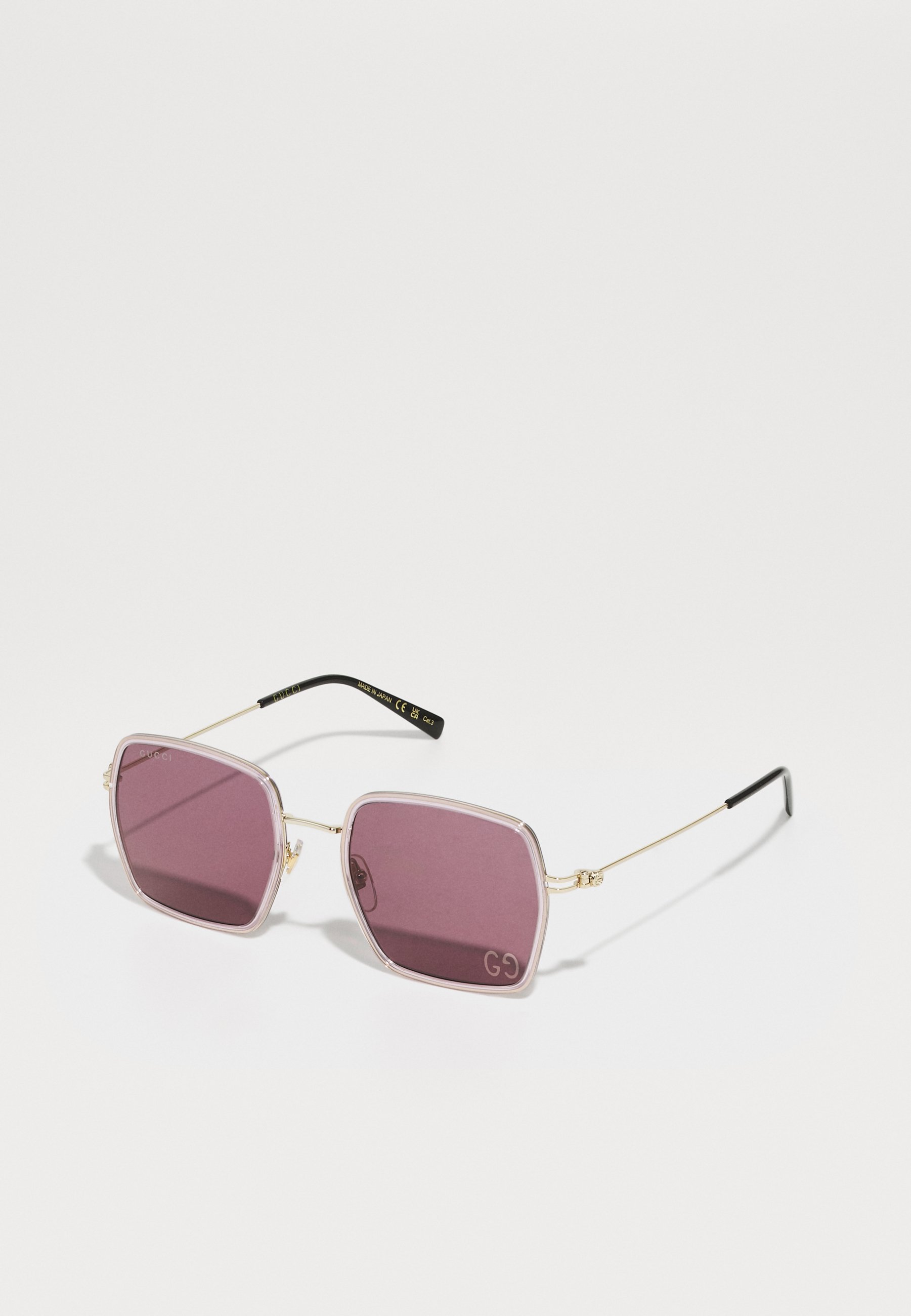 Gucci Lunettes de soleil pink-gold-violet/noir ZALANDO