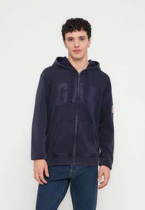 GAP AMERICANA LOGO - Φούτερ με φερμουάρ - navy uniform