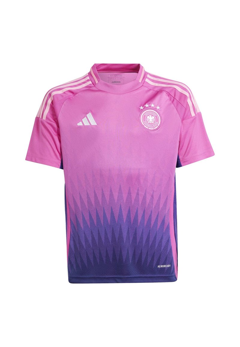 adidas Performance GERMANY 24 AWAY KIDS - Squadra nazionale - semi lucid fuchsia/team colleg purple