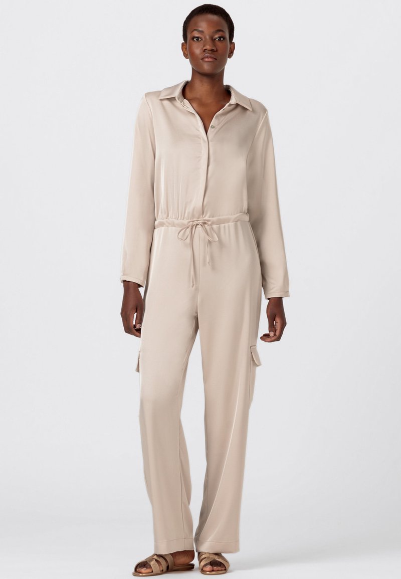 HALLHUBER Jumpsuit light cement/beigemeliert Zalando.at