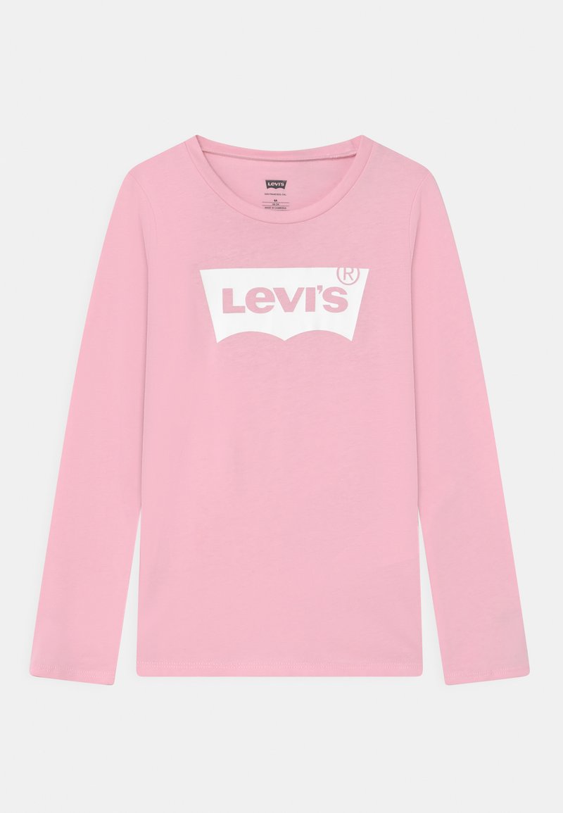 T-shirt Manches Longues Levi's Pour Garçon - Coupe Batwing, Col Côtelé Et Logo Emblématique