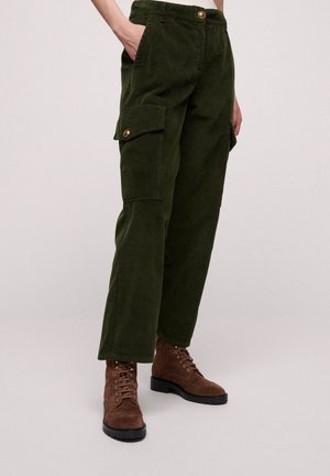 Pantalones cargo - dark green