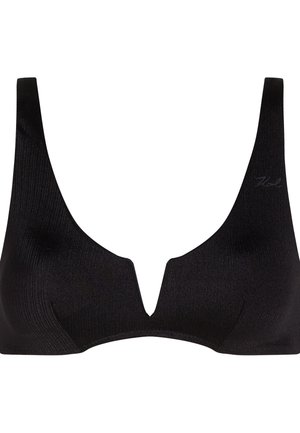 KARL LAGERFELD Góra od bikini - black