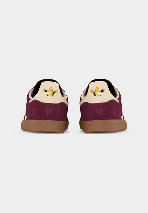adidas GAZELLE UNISEX - Trainers - maroon/cream white — photo 4