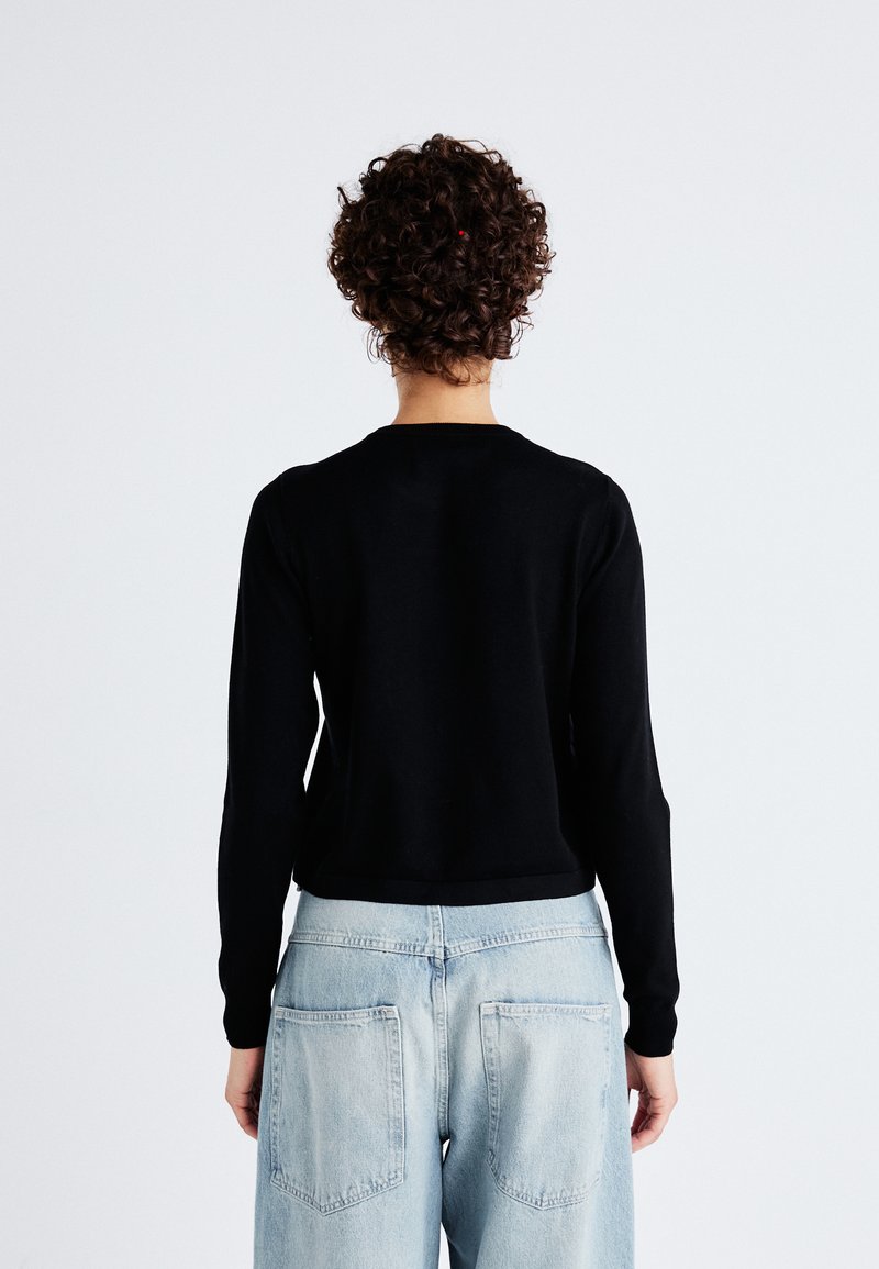 Vero Moda VMCREWLEFILE V-NECK - Maglione - jacaranda melange/lilla