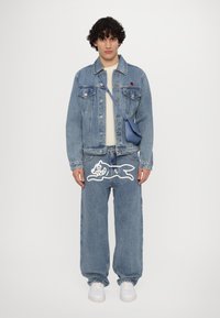 Icecream PANT - Laisvo kirpimo džinsai - vintage wash blue