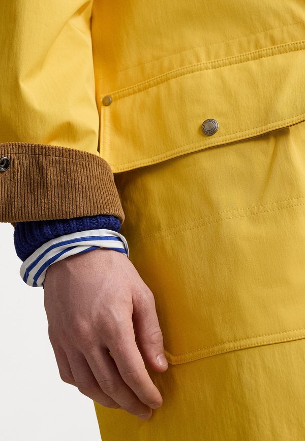 CORDUROY COLLAR TWILL COAT - Trenchcoat4