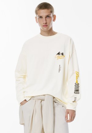LONG SLEEVE PYRAMID  - Hosszú ujjú felső - white