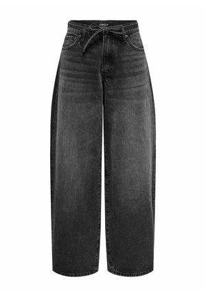 ONLY MIT WEITEM BEIN ONLGIANNA MITTLERE TAILLE BALLON SCHNITT - Jean droit - washed black