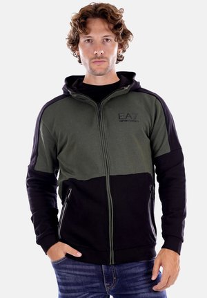 EA7 Emporio Armani Felpa con zip - nero