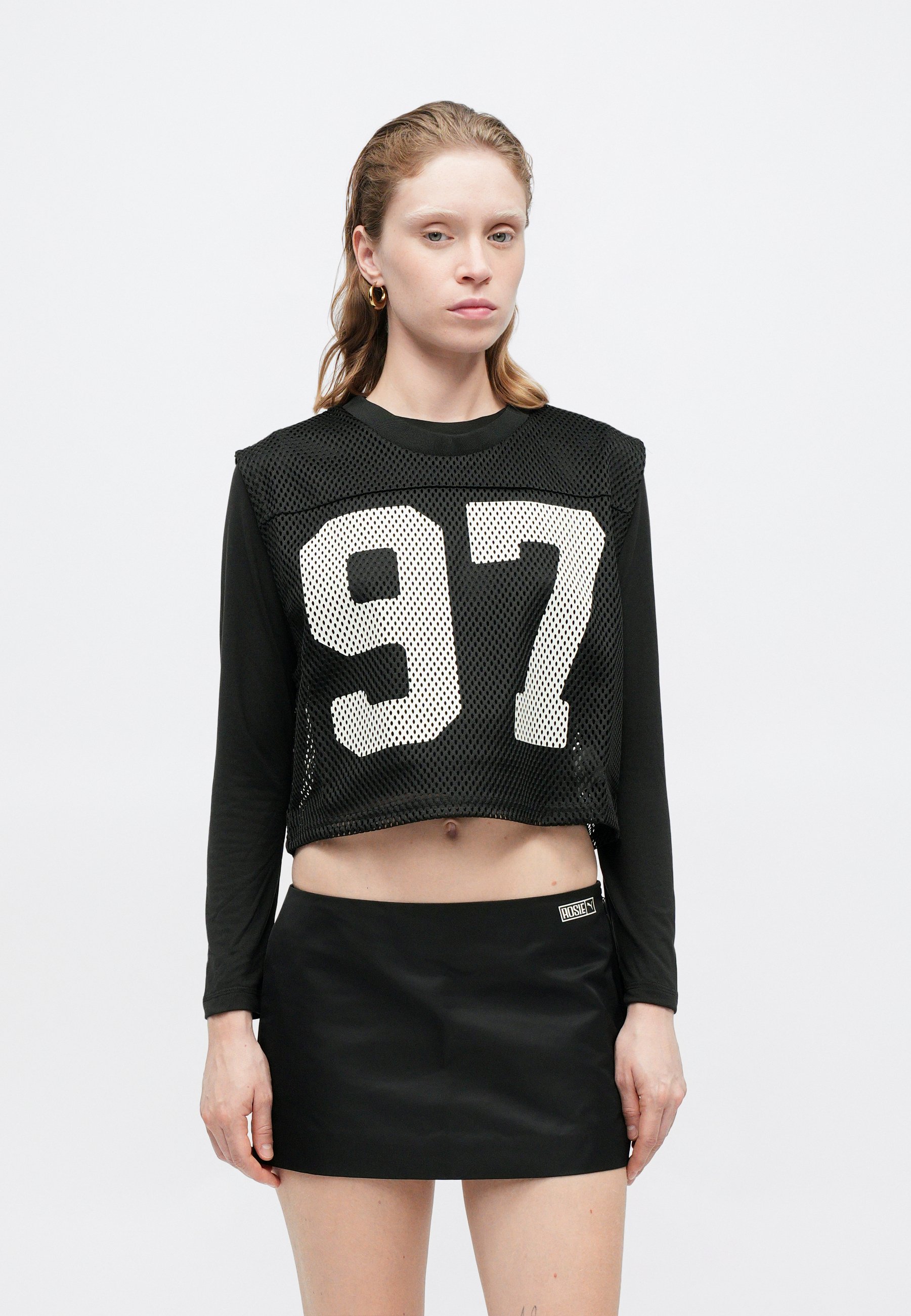 Puma PUMA X ROSÉ RELAXED - Top - black - Zalando.co.uk