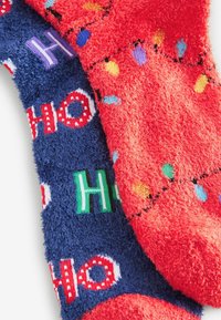 Next 2 PACK - COSY CHRISTMAS BED - Zeķes - red navy