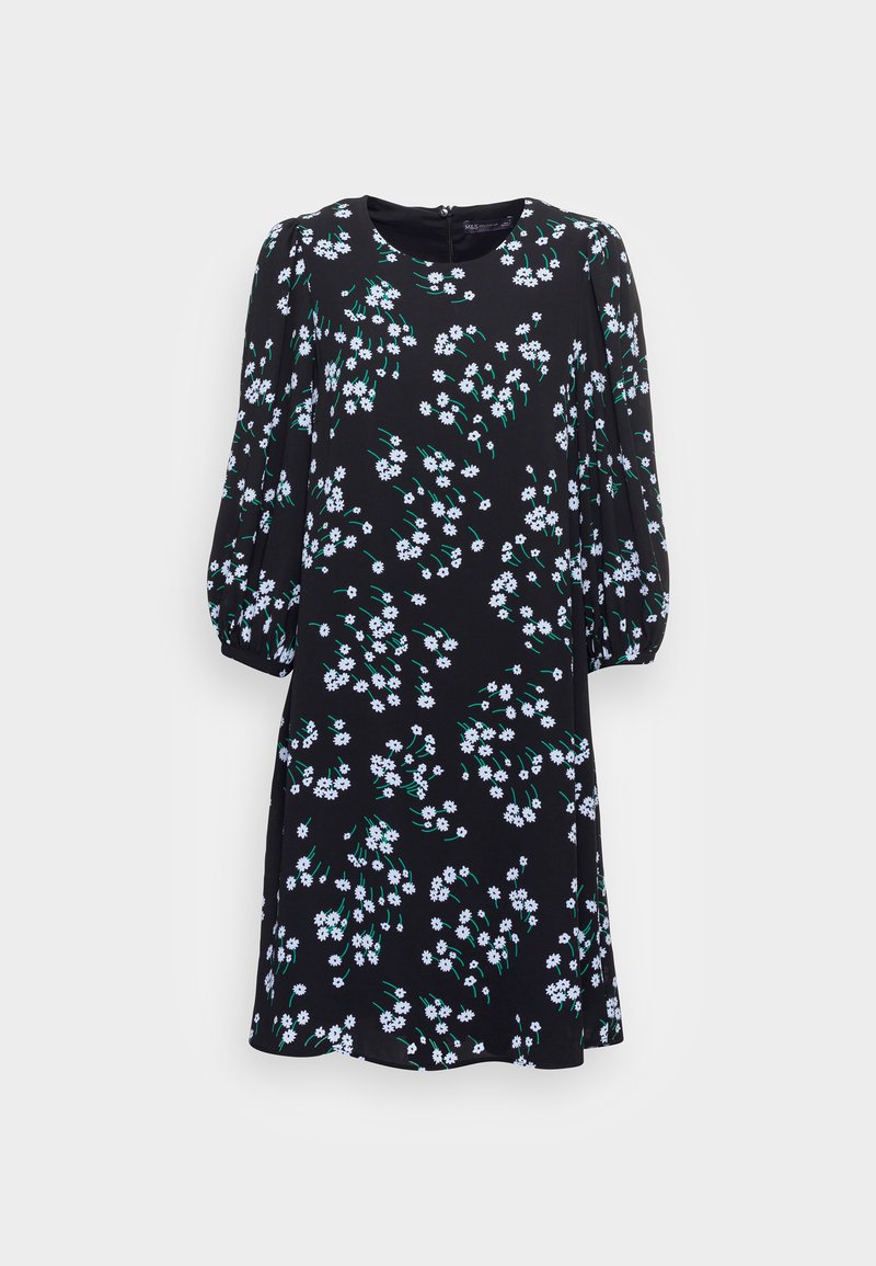 Damen Freizeitkleider | Marks & Spencer MINI SWING DRESS Freizeitkleid black mix/schwarz - GM12650 Damen Freizeitkleider | Marks & Spencer MINI SWING DRESS Freizeitkleid black mix/schwarz - GM12650
