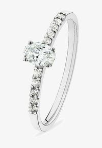 Unausgewählt, weißgoldfarben