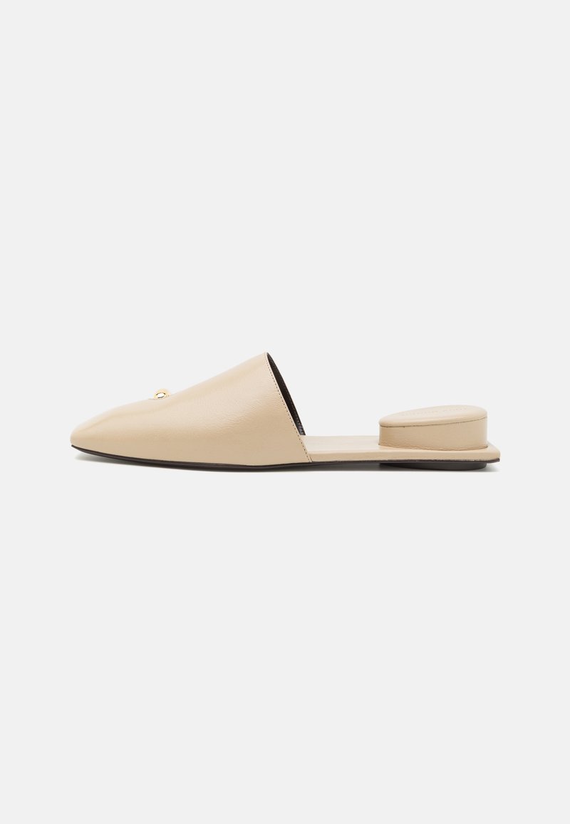 Tory Burch - PIERCED MULE - Mules - stone gray/gold, Enlarge