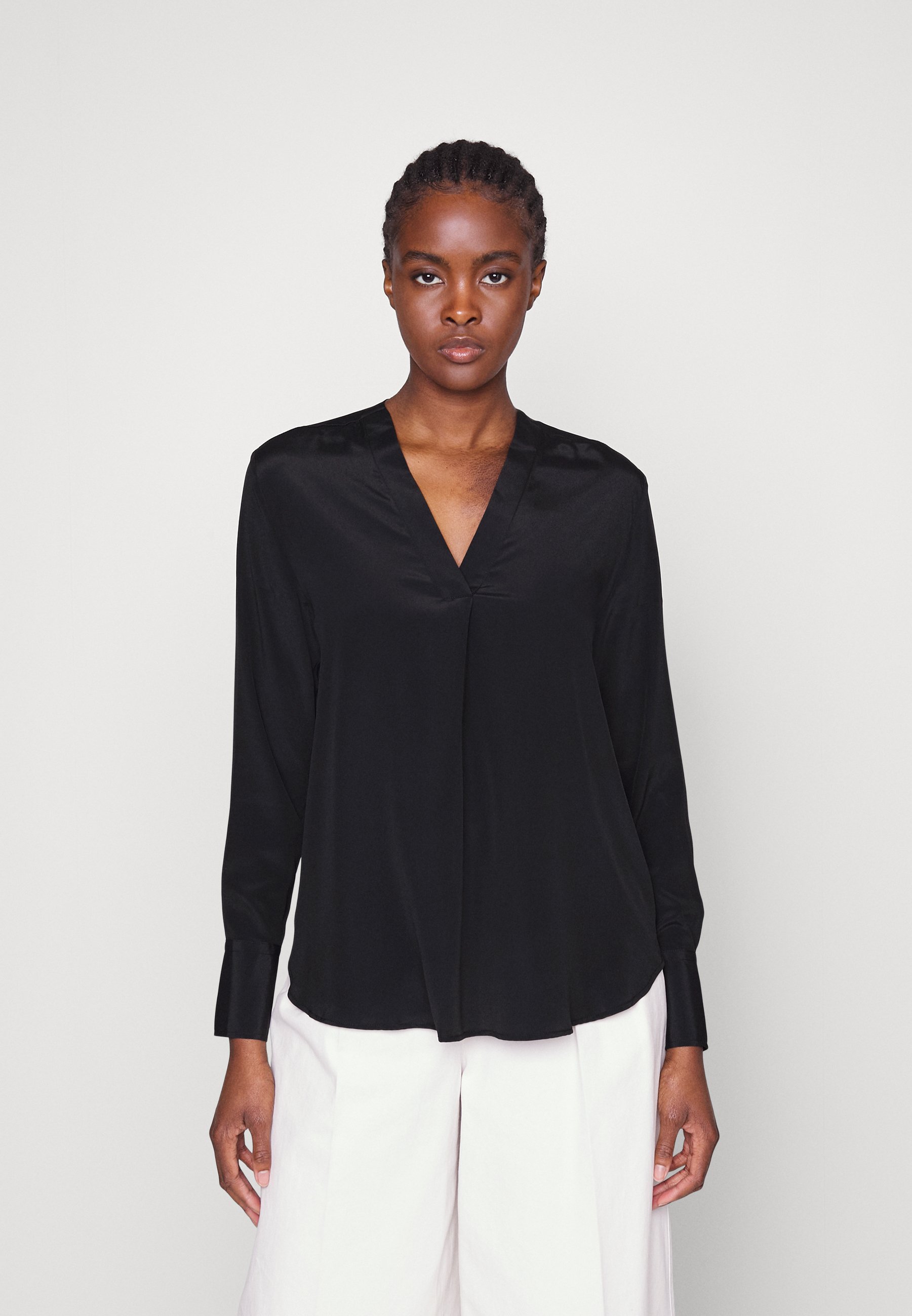 売れ筋商品|||タイガー オブ スウェーデン シャツ レディース トップス KASIA  - Blouse - black Tiger of Sweden KASIA - Blouse - black - Zalando.co.uk