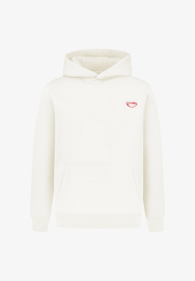 Smilodox RIVA PRINT HOODIE Kapuzenpullover creme/offwhite