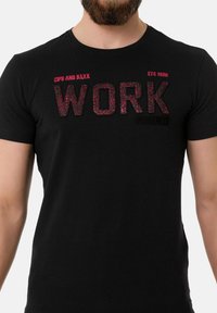 Cipo & Baxx T-shirt print - black