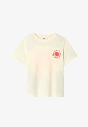 Promod, T-SHIRT À MESSAGE SUNSHINE - T-shirt imprimé - imprimé écru