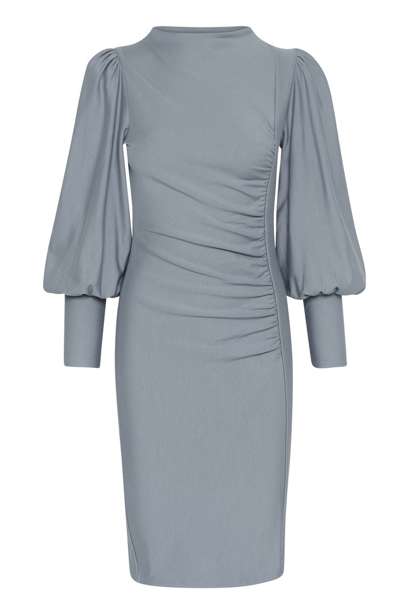 Gestuz Jerseyjurk blauwgrijs