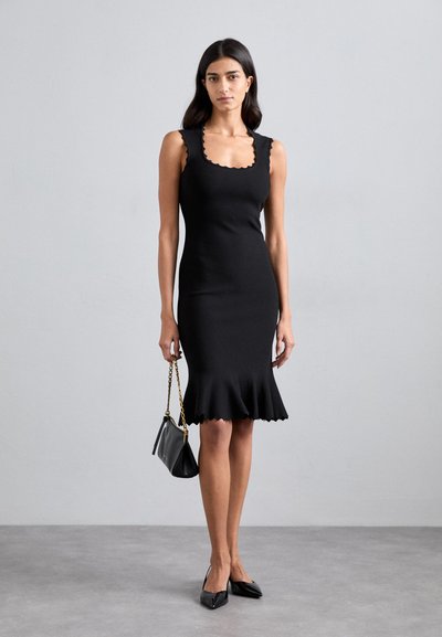 Emporio Armani DRESS - Shift dress - black