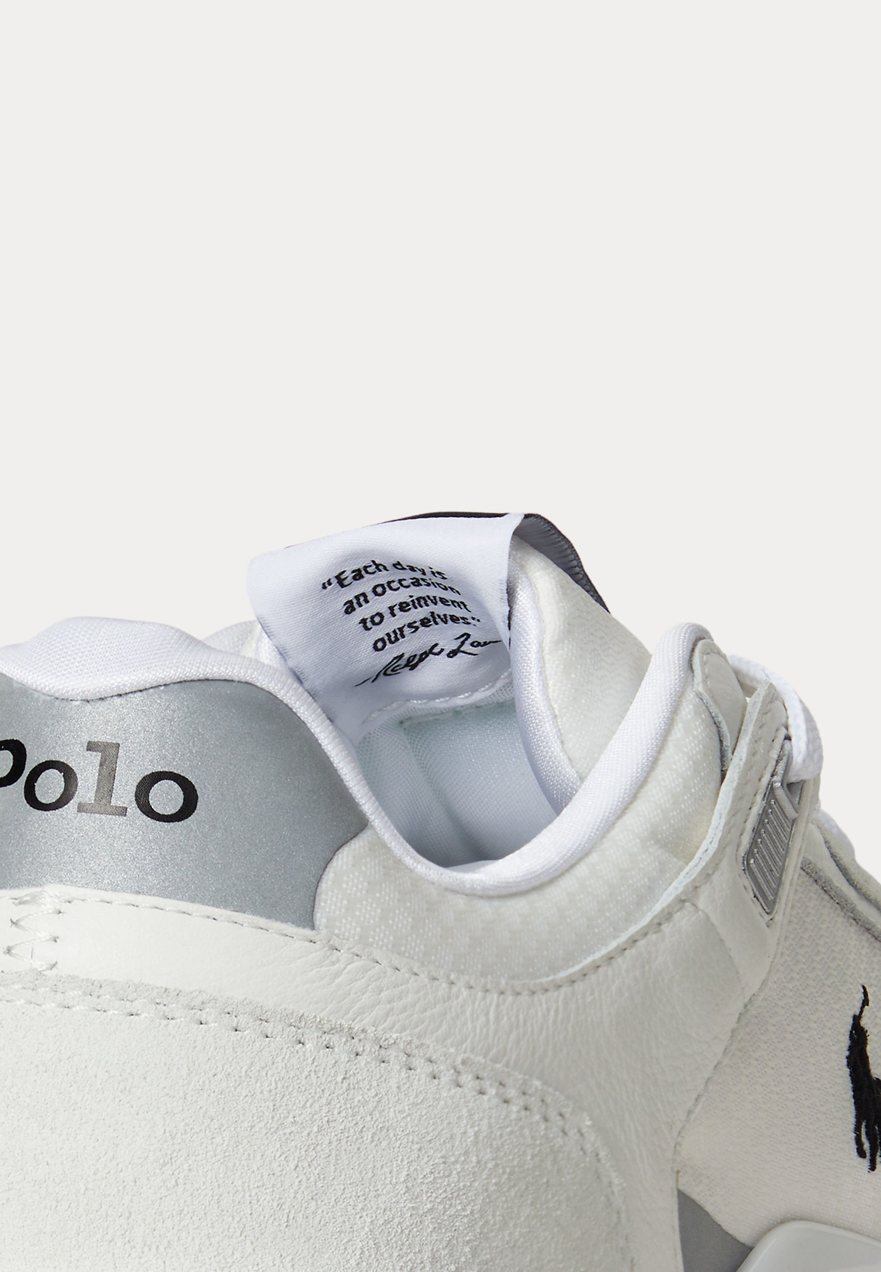Polo Ralph Lauren TRAIN 89 V2 SUEDE-PANELED SNEAKER - Pantofi