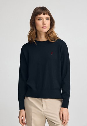 NECK RIGBY - Stickad tröja - navy