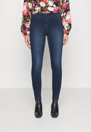 NMCALLIE PETITE - Jeans Skinny Fit - dark blue denim