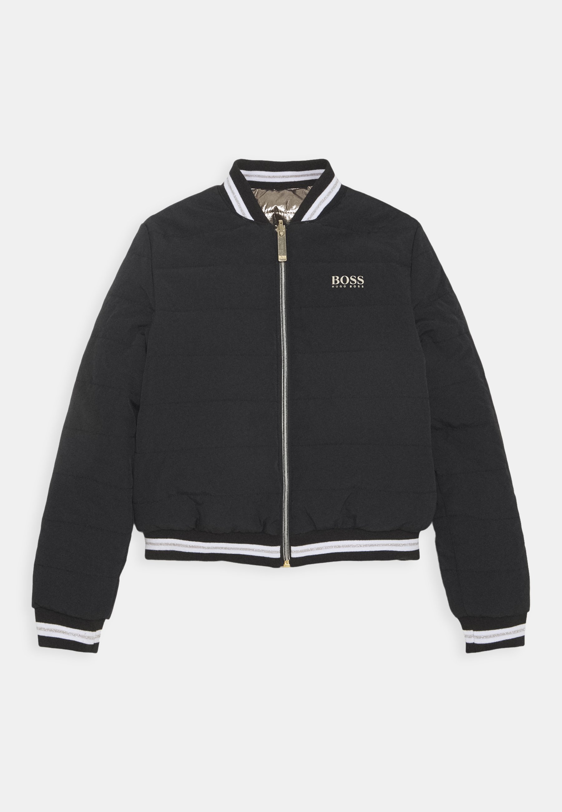REVERSIBLE PUFFER JACKET Winterjacke blackyellow REVERSIBLE PUFFER JACKET Winterjacke blackyellow