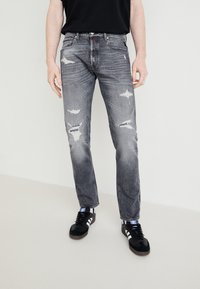 Replay GROVER PANTS - Jeans straight leg - dark grey