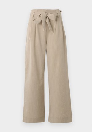 ONLY, ONLMARSA SOLID PAPERBAG PANT - Pantalon classique - safari