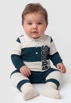 Guess, GESTREIFTER POLO-OVERALL - Ολόσωμη φόρμα - mehrfarbig, grundton blau