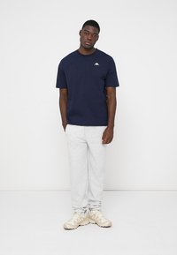 Kappa AUTHENTIC OLMIA - Marškinėliai su spaudiniu - blue iris/white