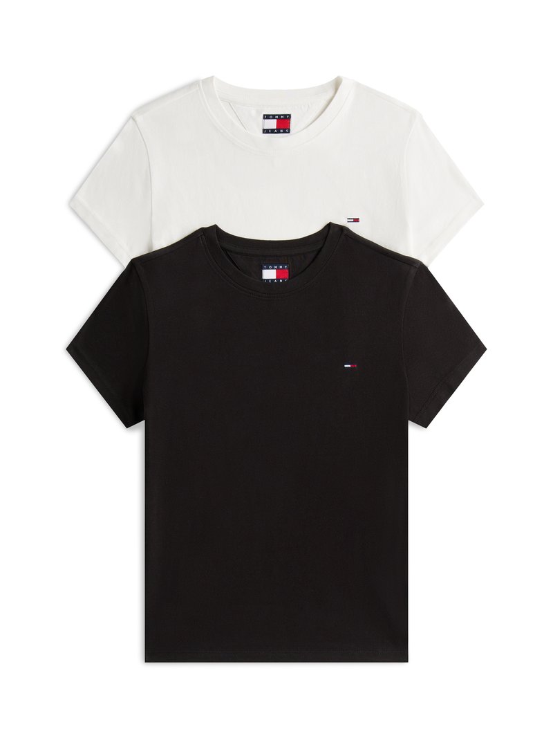 Tommy Jeans T-shirt basic zwart Tommy Jeans T-shirt basic zwart