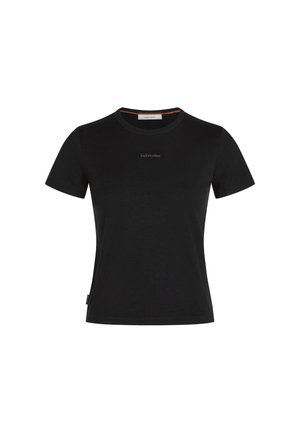 icebreaker, W MER 200 TECH LITE SS CROP SLIM TEE - Camiseta básica - black
