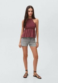 Mango Kids KID MINI - Kratke hlače od trapera - grey denim