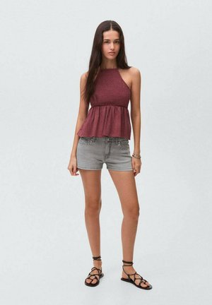 Mango Kids KID MINI - Shorts di jeans - grey denim