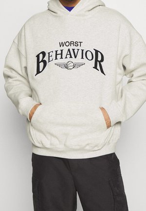 Hoodie - mottled grey