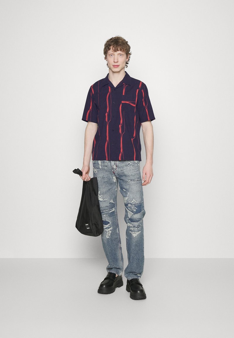 Edwin MERCURY STRIPES SHIRT Camicia maritime blue/blu scuro