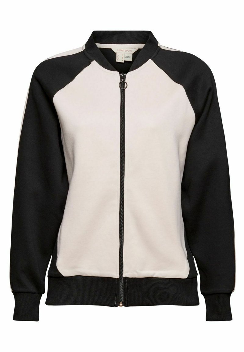 Damen Sweatshirts | Esprit Sports ZWEIFARBIGE Sweatjacke black/schwarz - OX40381 Damen Sweatshirts | Esprit Sports ZWEIFARBIGE Sweatjacke black/schwarz - OX40381