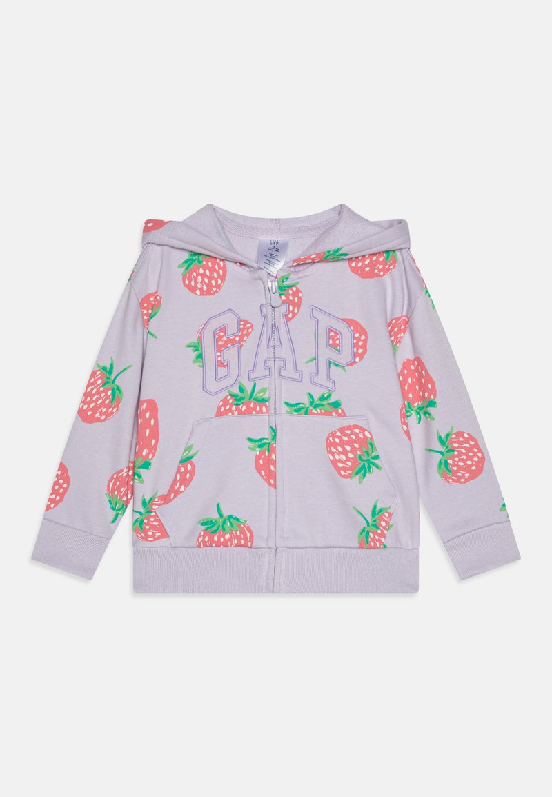 GAP - LOGO GIRL - Zip-up sweatshirt - lilac, Enlarge