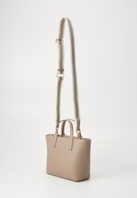 Tommy Hilfiger LOGOTAPE MINI TOTE - Handbag - coastal taupe