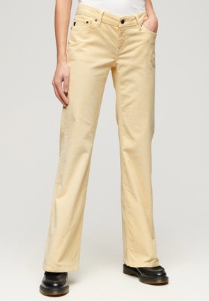 Pantalon classique - light yellow
